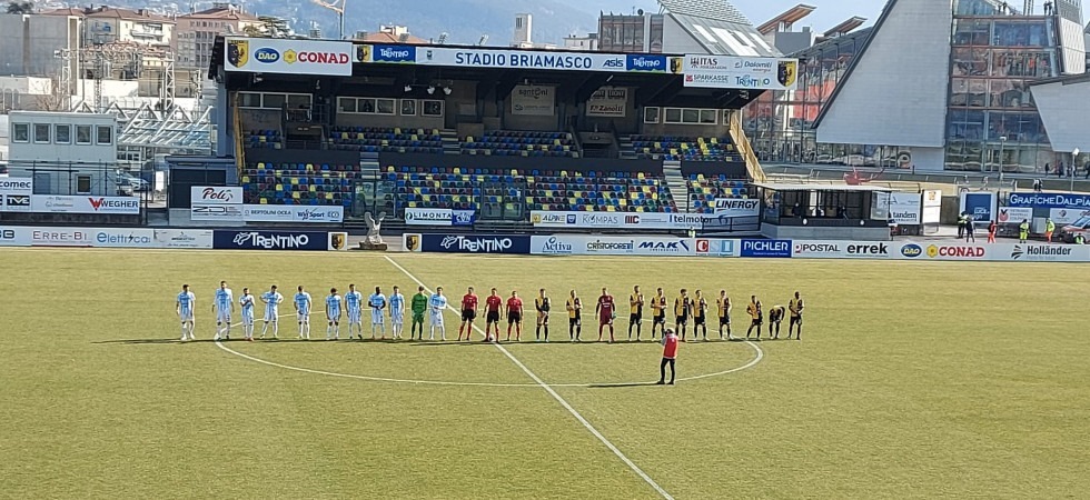 Il Trento battuto dall'ultima in classifica, Dal Degan: Sconfitta inconcepibile